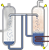 吸收塔和再生塔的液位压力测量