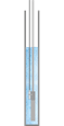 Level measurement in groundwater control in dewatering wells