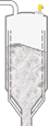 Level measurement of plastic granule silo