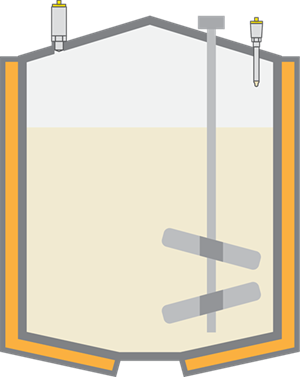 发酵罐液位及限位测量