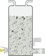 Level measurement in the dump chest