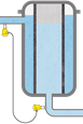 Differential pressure measurement for filter monitoring