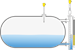 Level measurement and point level detection in condensate storage tanks