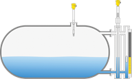 Level measurement and point level detection in condensate storage tanks