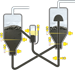 Density, level measurement and point level detection in the reactor