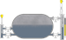 Level measurement and limiting device in the steam drum