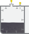 Level measurement and point level detection in FPSO crude oil tanks