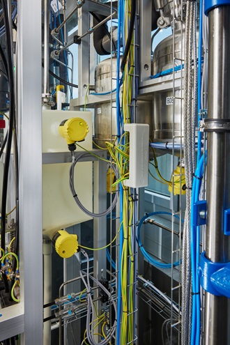 VEGASWING 61-Grenzstandsensoren im Einsatz.