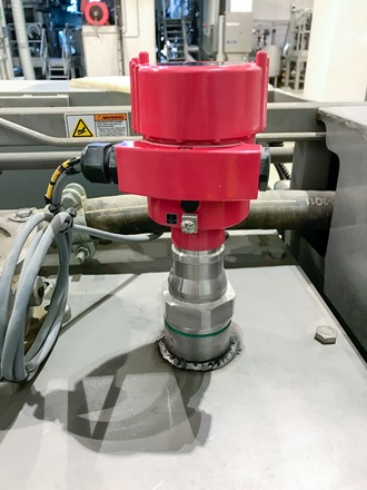 Auffällig – bei den Sensoren fehlt das VEGA-Gelb, sondern diese besitzen das typische Progroup-Rot. Das tut der Funktion aber keinen Abbruch.