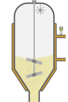 Druckmessung in der Zufuhrleitung
