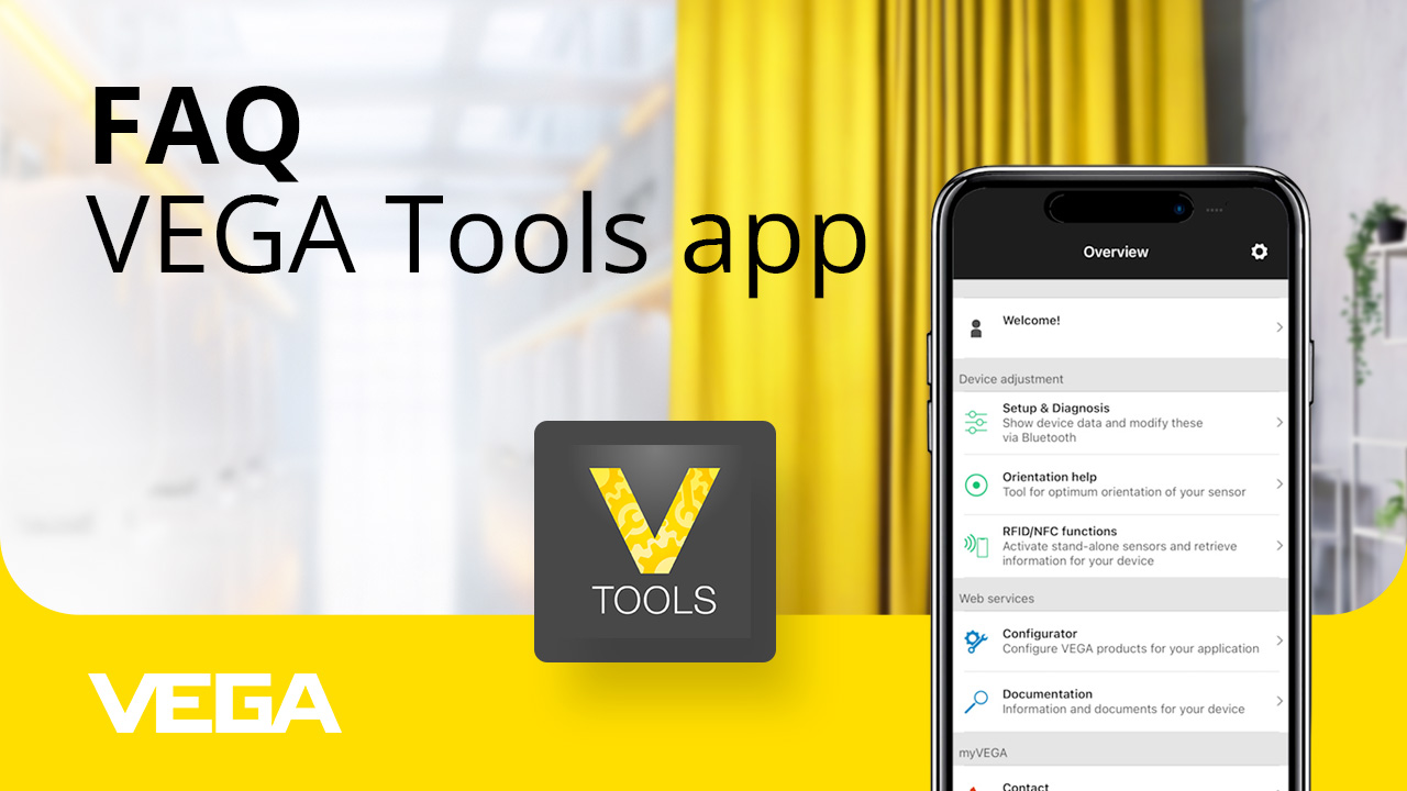 VEGA Tools App 功能概览 - FAQ 常见问题 